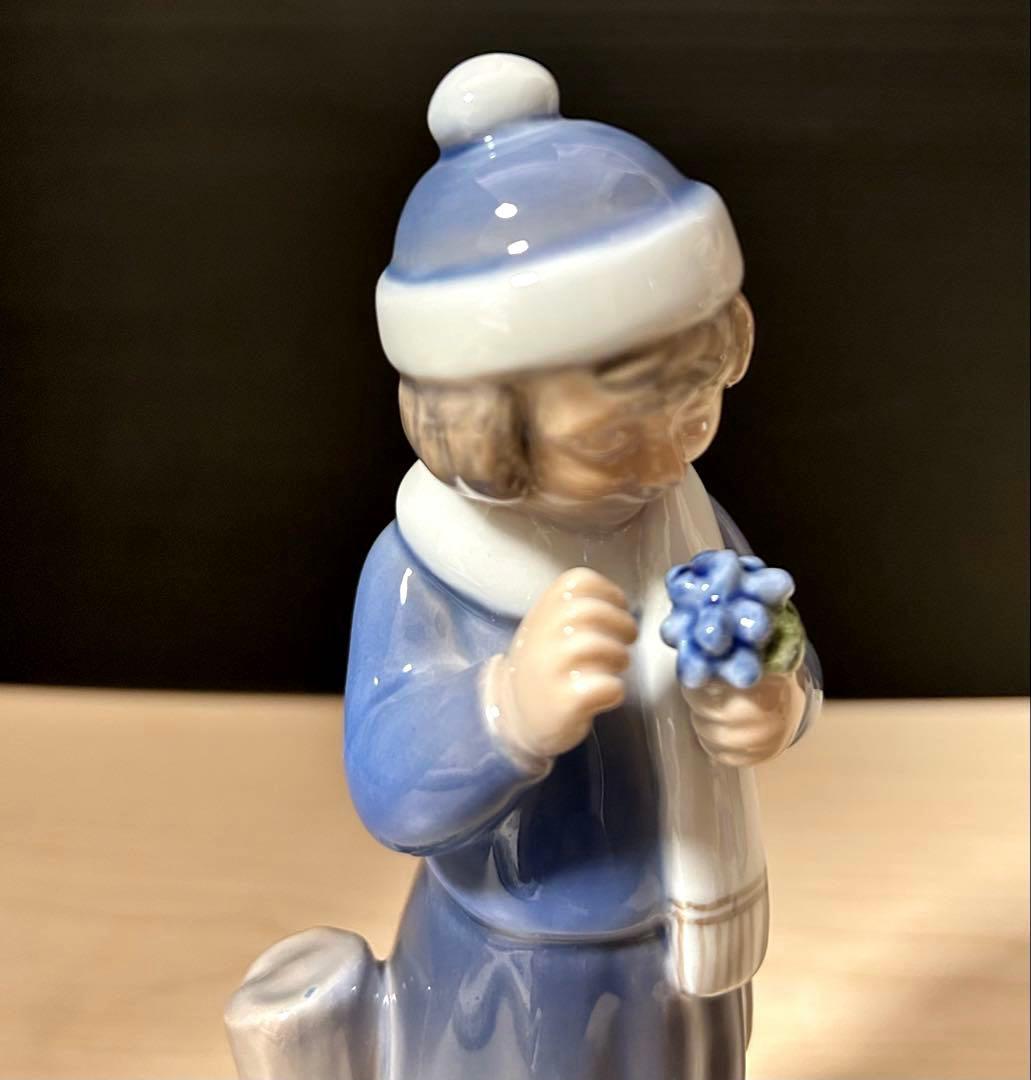 ロイヤルコペンハーゲン　March フィギュリン　一級品　デンマーク製　美品