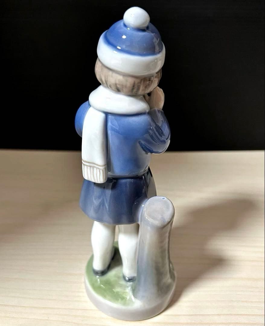 ロイヤルコペンハーゲン　March フィギュリン　一級品　デンマーク製　美品