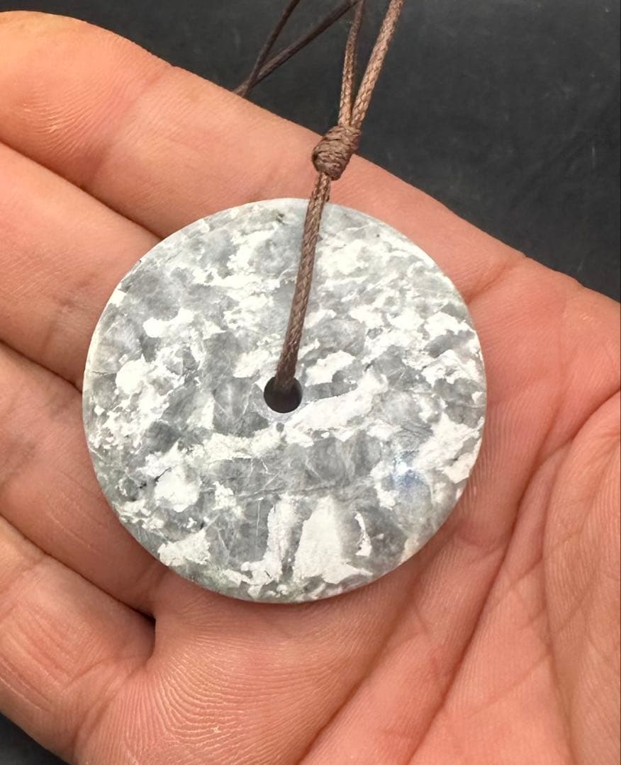 2026.1.14 雪原新緑大玉璧　糸魚川産山翡翠