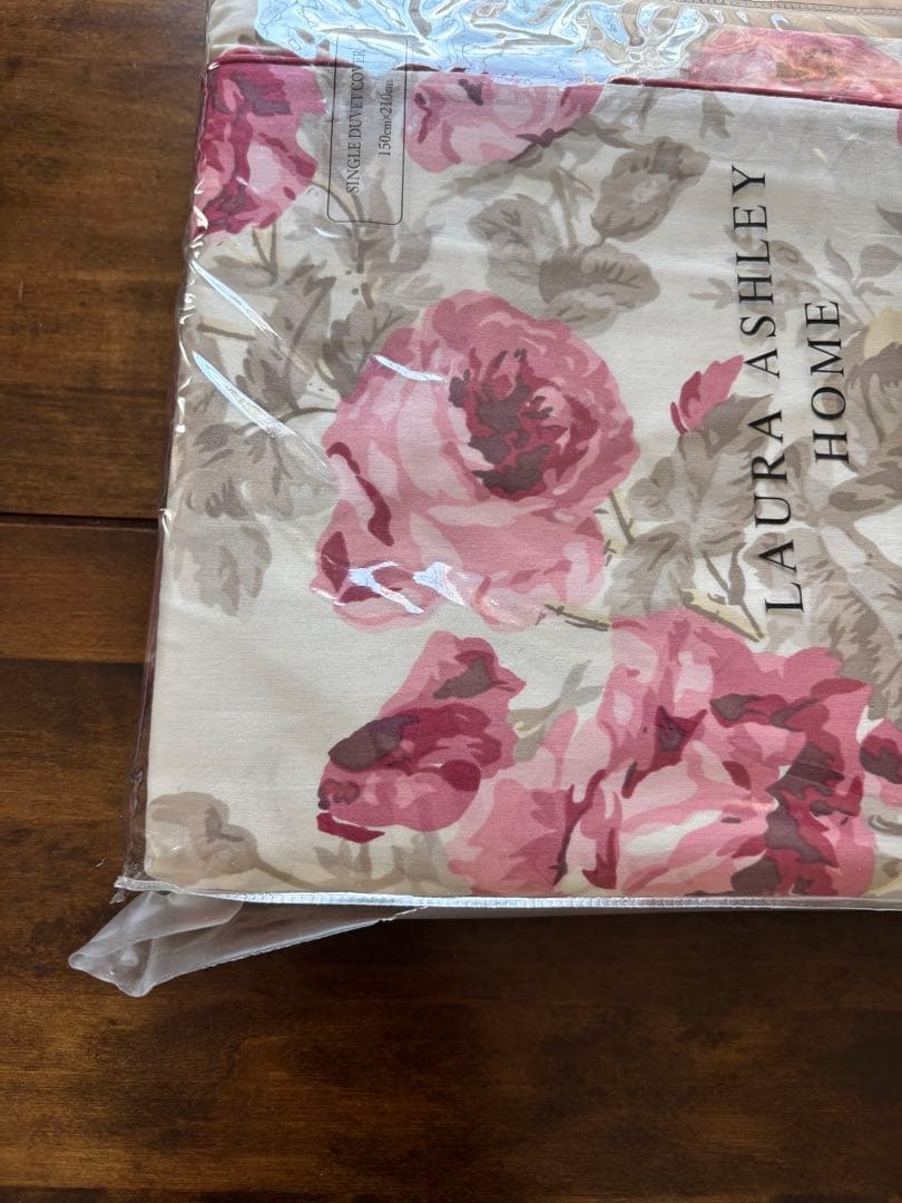 ローラアシュレイ　デュべカバー　ロージズ　シングル