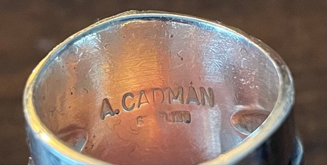 ナバホ族アンディキャドマン作 スターリンシルバー 21号 インディアン