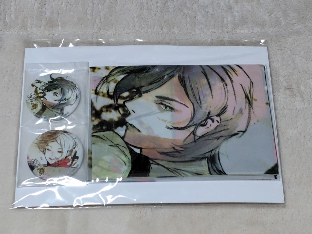ジャックジャンヌ　アニメイト限定セット、特典クリアファイル　高科更文&睦実介