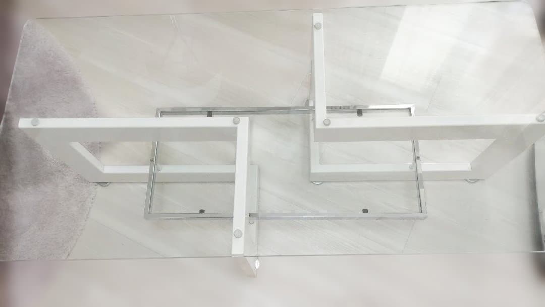 【定価11万】【送料無料】IDC大塚家具 ARTE ガラステーブルアルテ