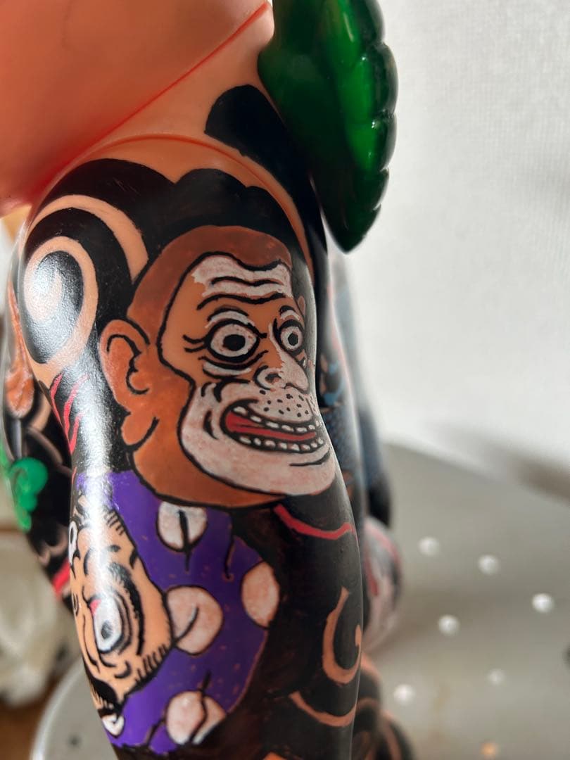 刺青キューピー　入れ墨キューピー　ソフビ