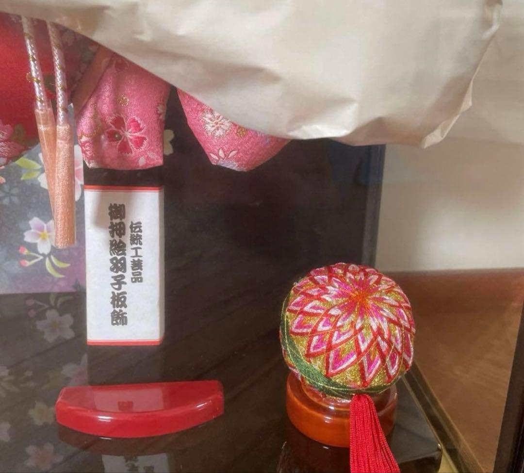 新品　押絵羽子板飾　道成寺