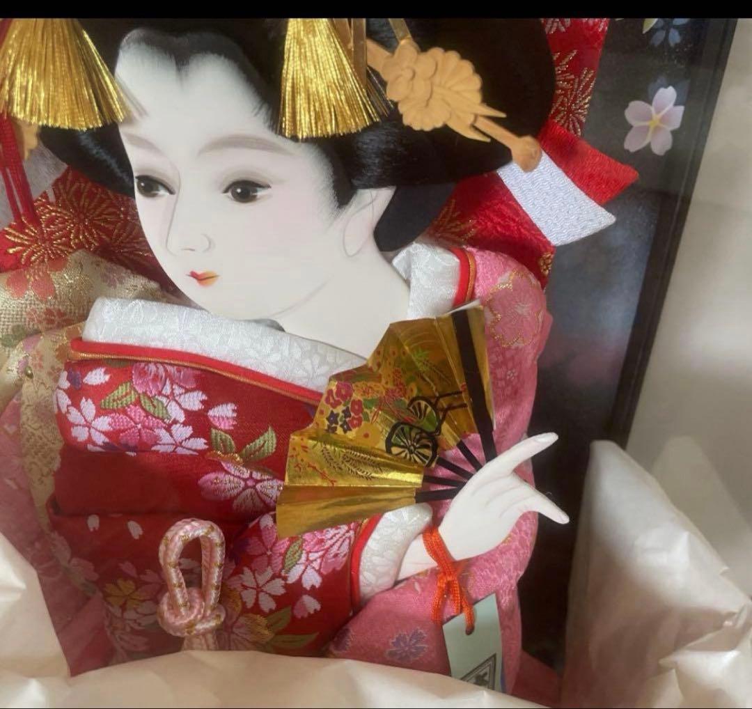 新品　押絵羽子板飾　道成寺