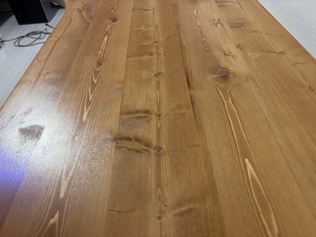 LOWYA ロウヤ　幅140 L字デスク 天然木使用(引き取り相談可)