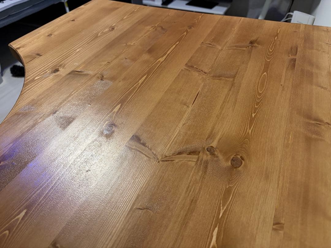 LOWYA ロウヤ　幅140 L字デスク 天然木使用(引き取り相談可)