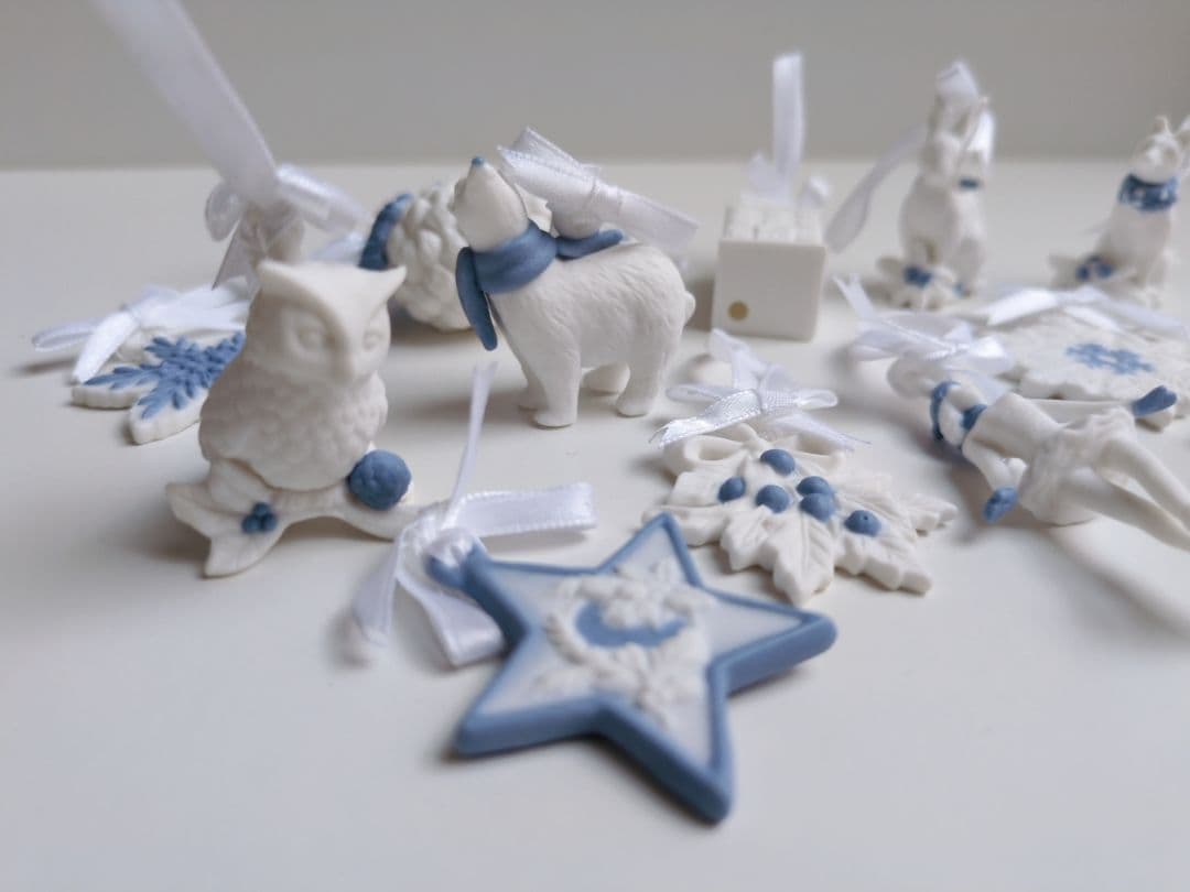 ✩2/12限定価格✩ウェッジウッド　アドベントカレンダーオーナメントのみ　13点