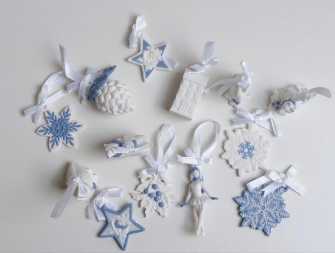 ✩2/12限定価格✩ウェッジウッド　アドベントカレンダーオーナメントのみ　13点