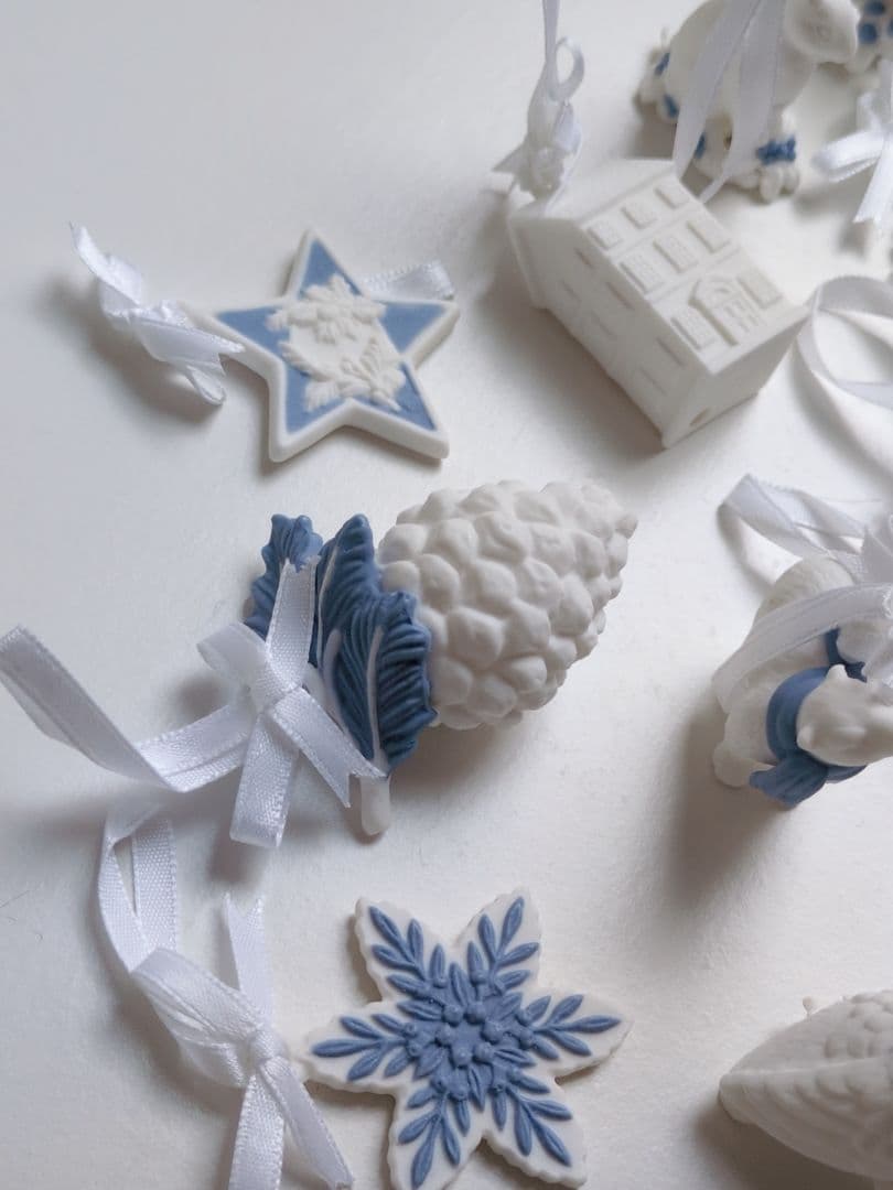 ✩2/12限定価格✩ウェッジウッド　アドベントカレンダーオーナメントのみ　13点