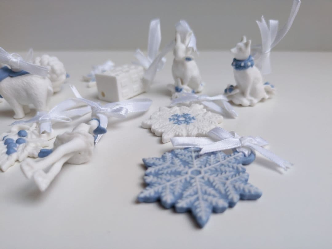 ✩2/12限定価格✩ウェッジウッド　アドベントカレンダーオーナメントのみ　13点