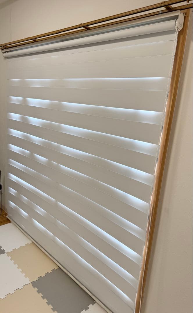 幅180cm 調光ロールスクリーン 遮光 ホワイト