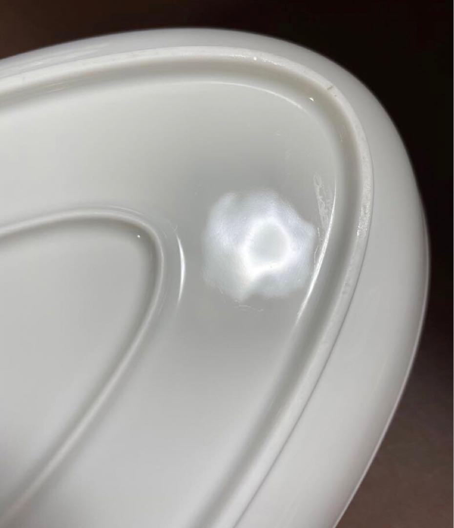 ロイヤルコペンハーゲンブルーパルメッテオーバルディッシュプレート32c未使用美品