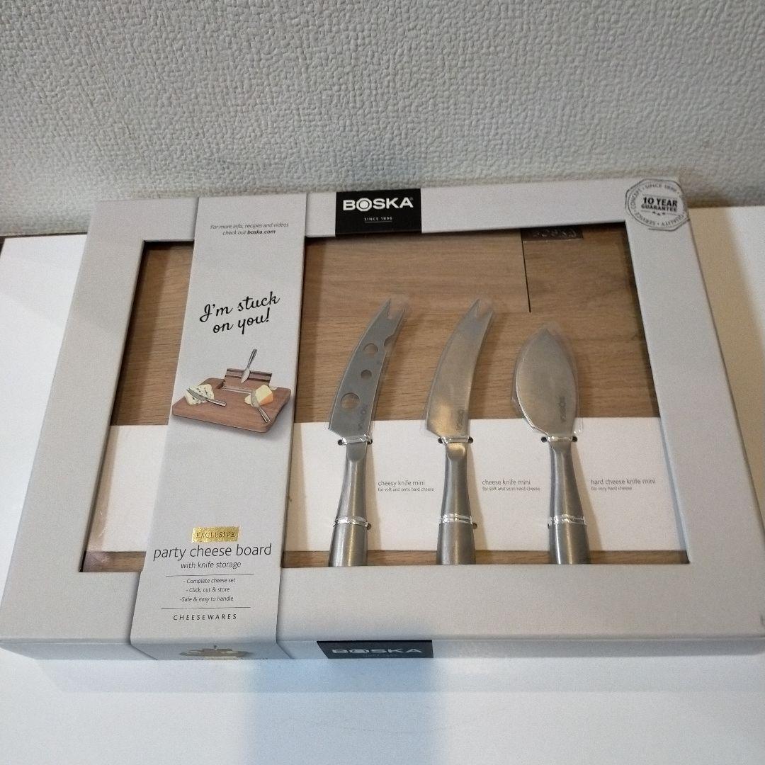 BOSKA チーズナイフ＆マグネットボードセット