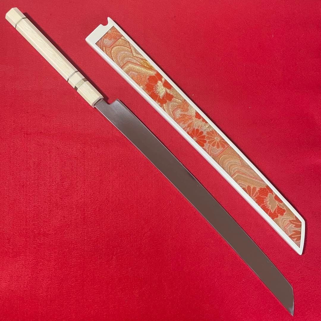 極上‼️450mm 平鏡面　マグロ包丁　VG10本焼き