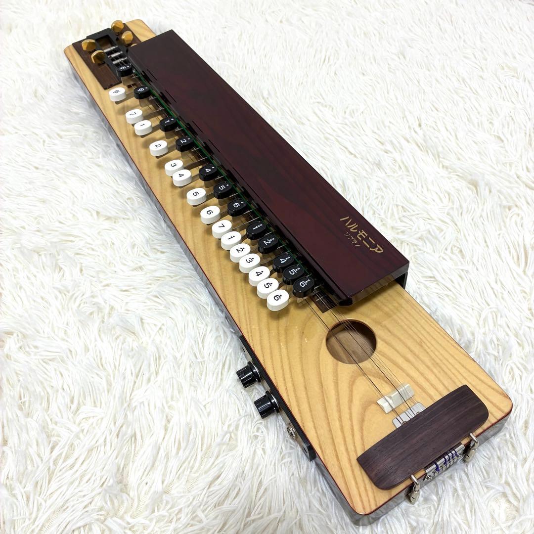 現状品】ゼンオン ZEN-ON 大正琴 ハルモニア ソプラノ 専用ケース付き