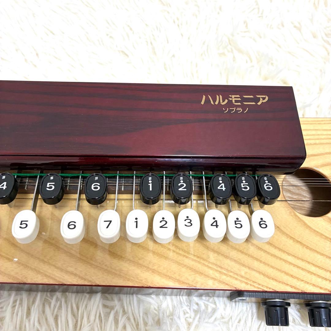 現状品】ゼンオン ZEN-ON 大正琴 ハルモニア ソプラノ 専用ケース付き