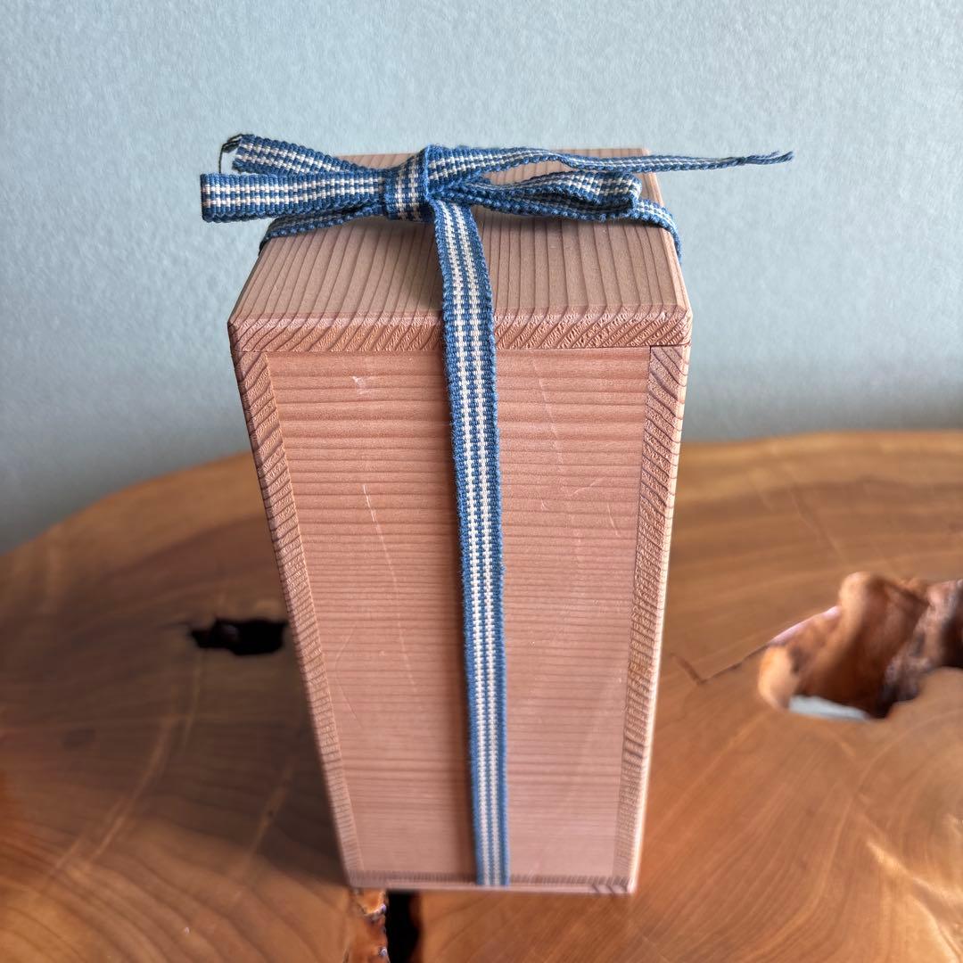 近江一紀造 一輪挿し 三濃里窯 花入 共箱