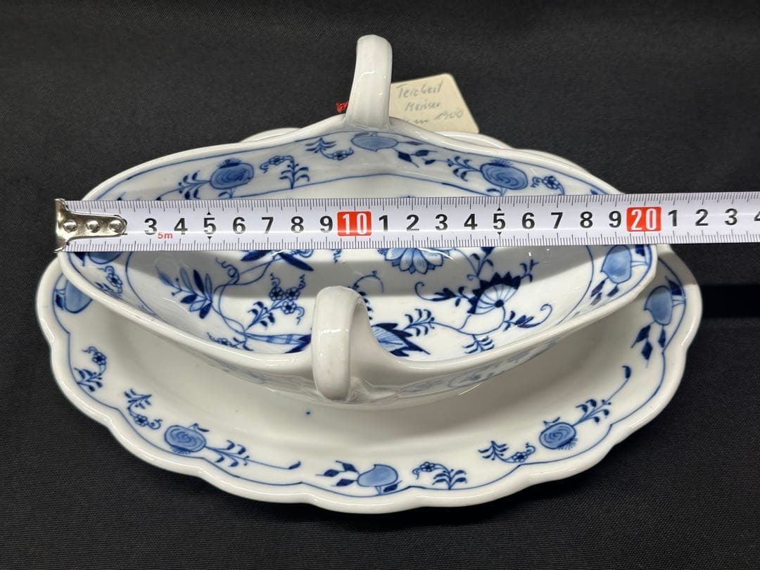 USED】meissen ブルーオニオン グレイビーボート ソーシエール - メルカリ