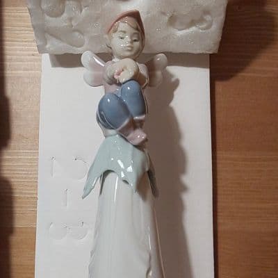 （新品)リヤドロ人形 妖精 ベルLLADRO 廃盤絶版品 宝物 置物 人形 美術