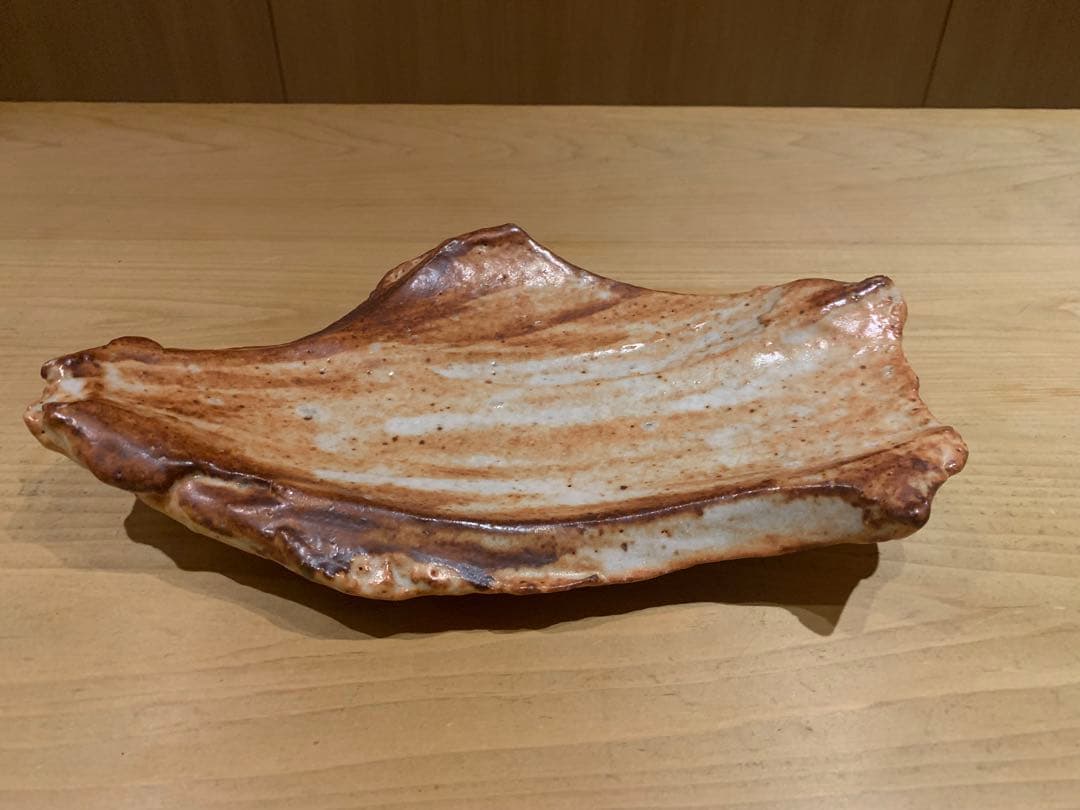 【希少】新学（あたらしまなぶ）志野 盛り皿 大皿 伊賀 陶芸 作家物