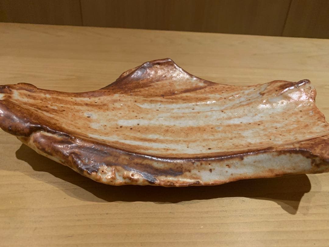 【希少】新学（あたらしまなぶ）志野 盛り皿 大皿 伊賀 陶芸 作家物