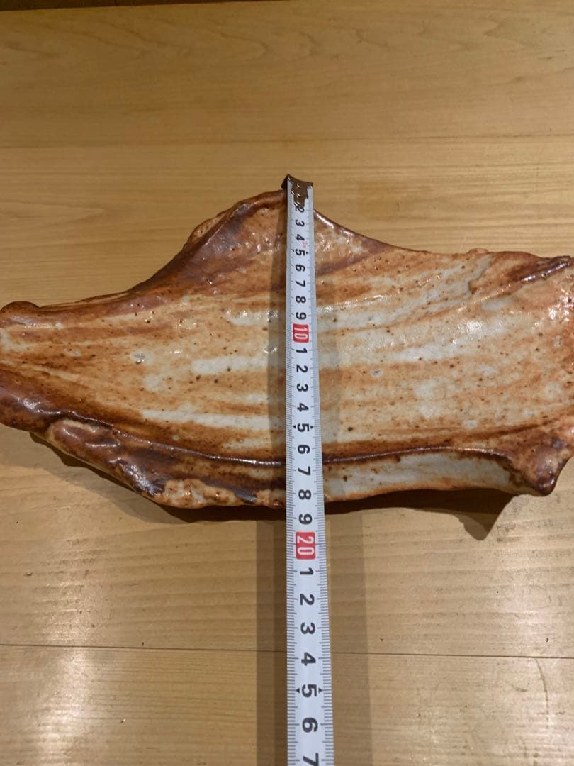 【希少】新学（あたらしまなぶ）志野 盛り皿 大皿 伊賀 陶芸 作家物