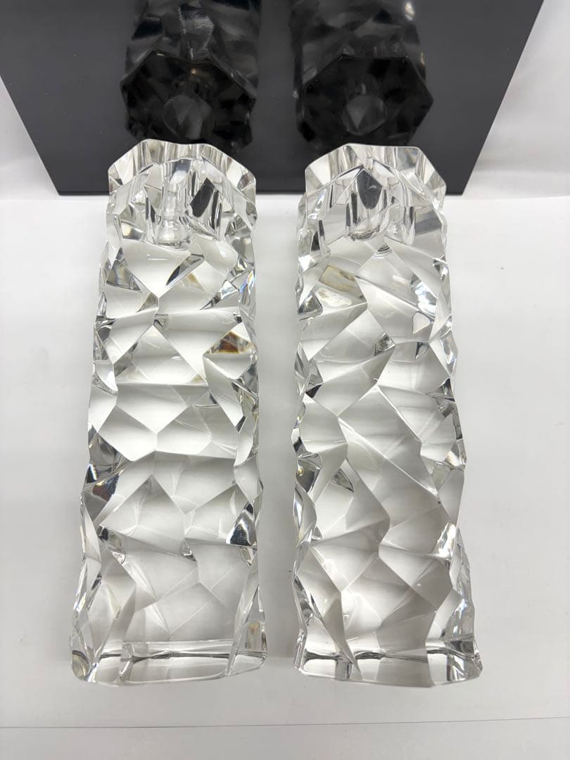 ○*様 TIFFANY&Co. クリスタル キャンドルスタンド ペア