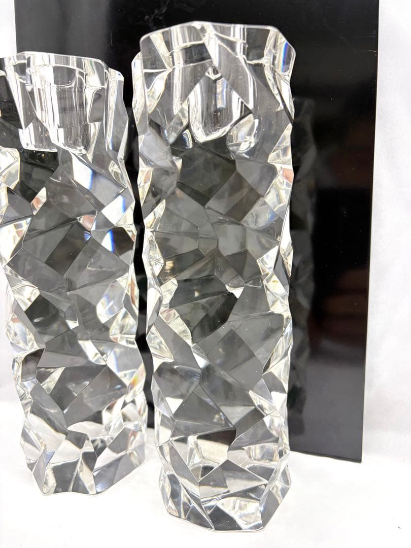 ○*様 TIFFANY&Co. クリスタル キャンドルスタンド ペア