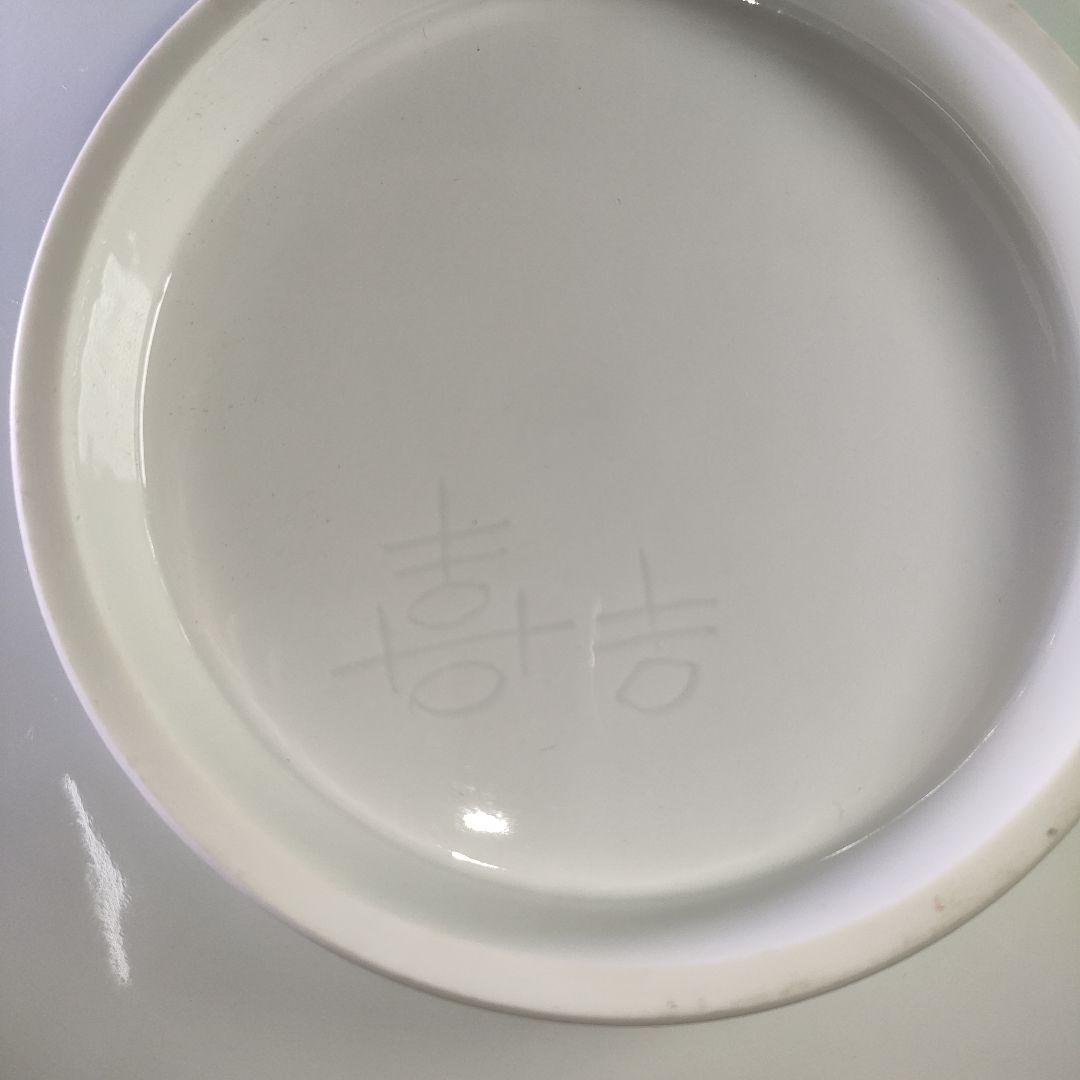 A1184-5/宮川喜吉 造/白磁彫花紋皿6客/共箱/飾皿/膾