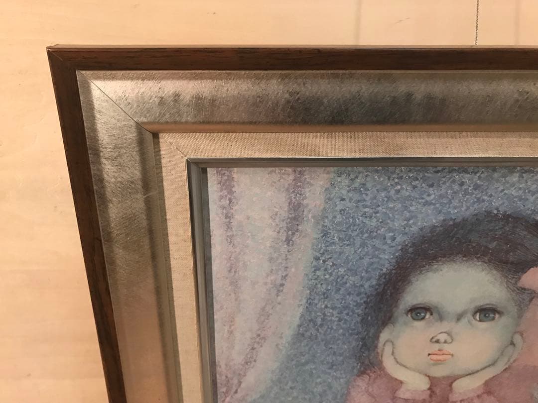 はしぐちみよこ 「窓」 油彩F6号 画面右下・キャンバス裏に直筆サイン