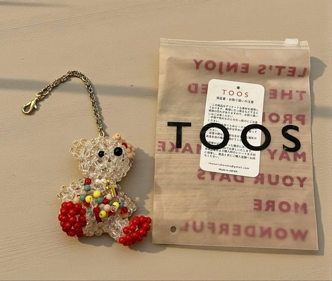 TOOSバッグチャーム ビーズチャーム《ESTNATION EXCLUSIVE》