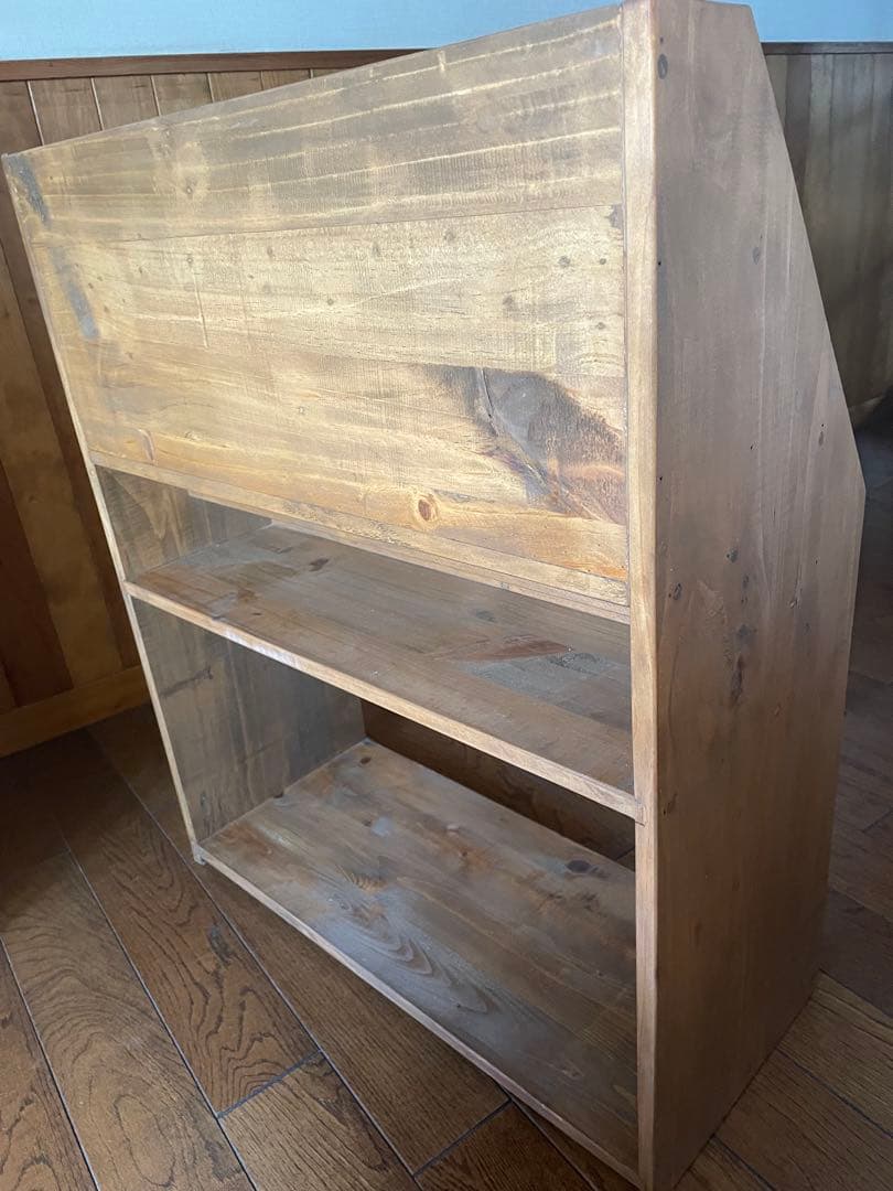 ニコアンド　nico and… 木製マガジンラック ナチュラルウッド