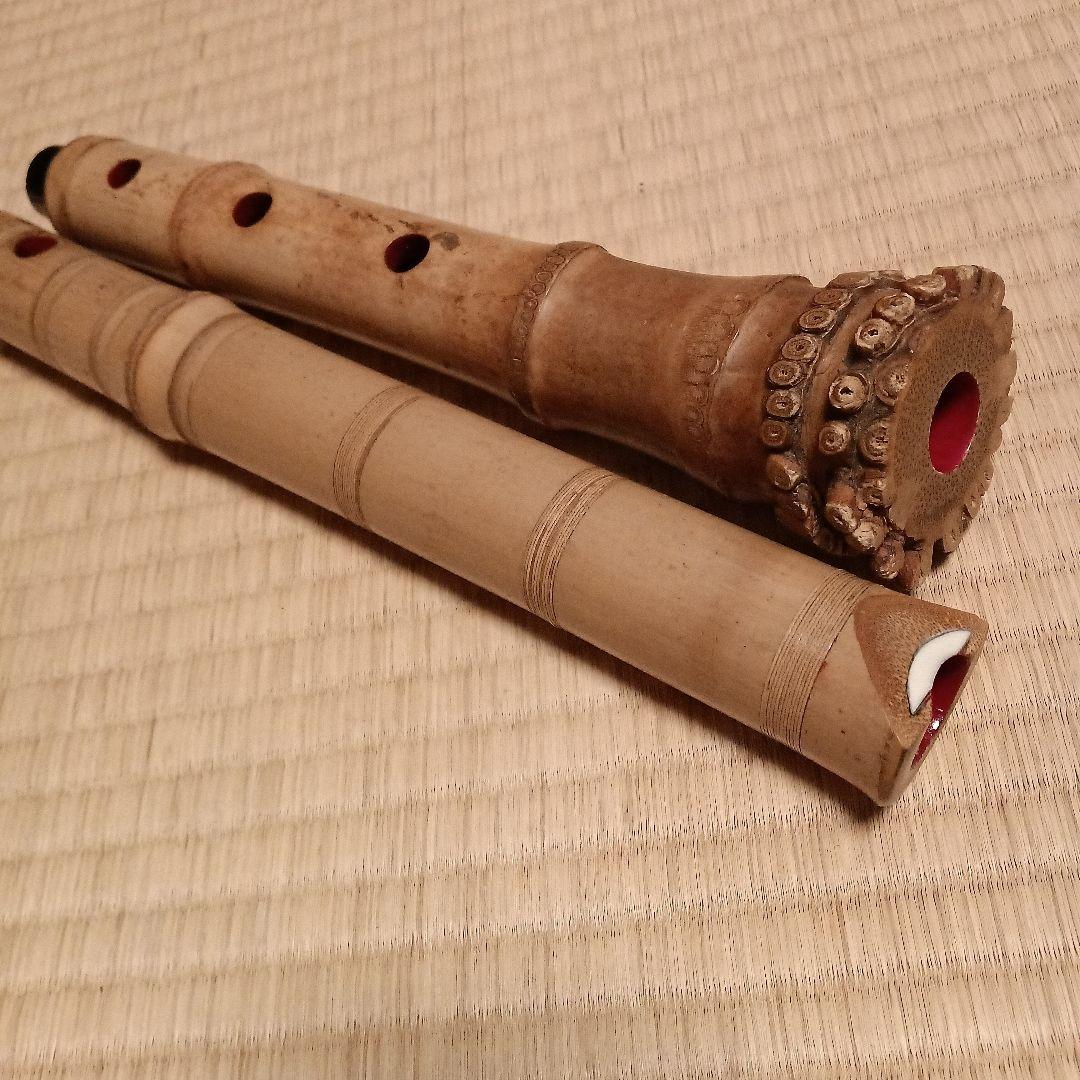 尺八本体 竹製 一尺八寸管