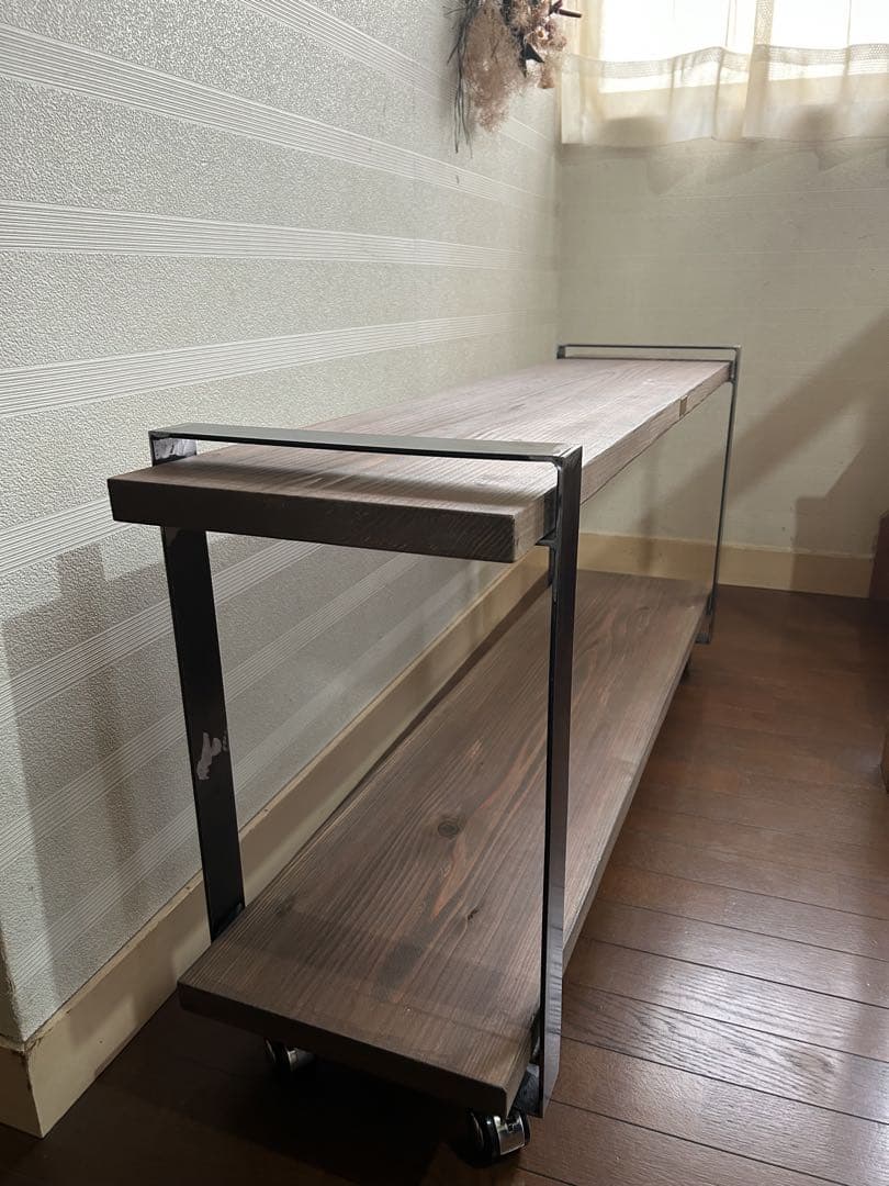 ☆送料込み☆アイアンテレビボード　即購入OK インテリア　アイアンシェルフ　什器