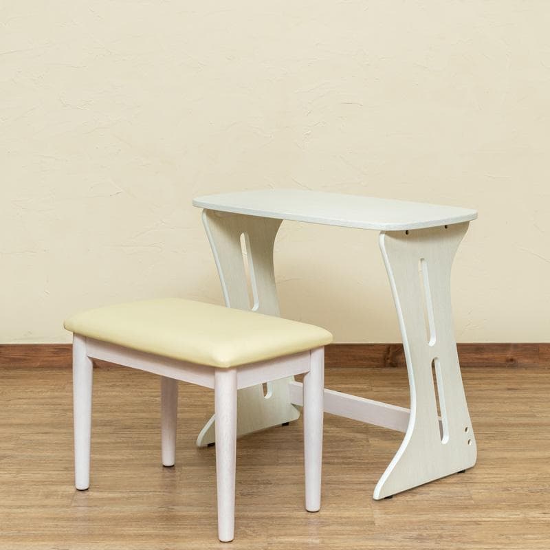 【新品・送料無料】コンパクトデスク＆チェアセット　DBR/NA/WW