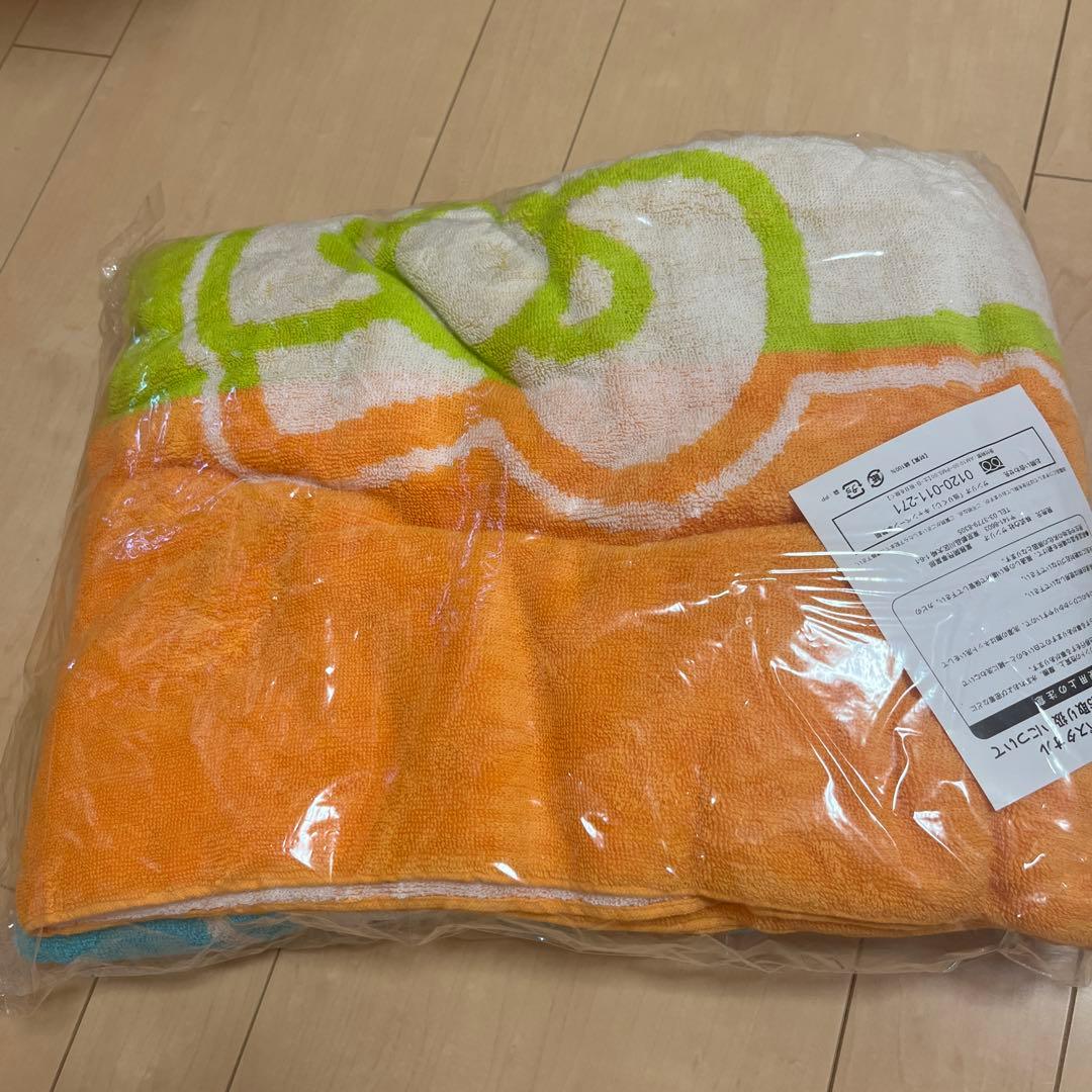サンリオ レトロ ジャンボジャガードバスタオル