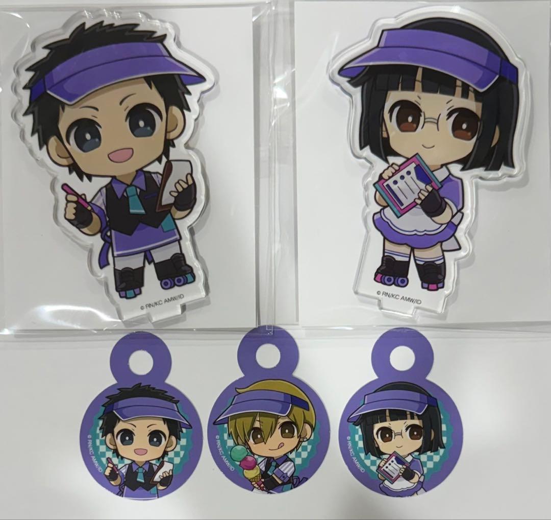 竜ヶ峰帝人 紀田正臣 園原杏里 ダイナーズカフェ デュラララ アクスタ