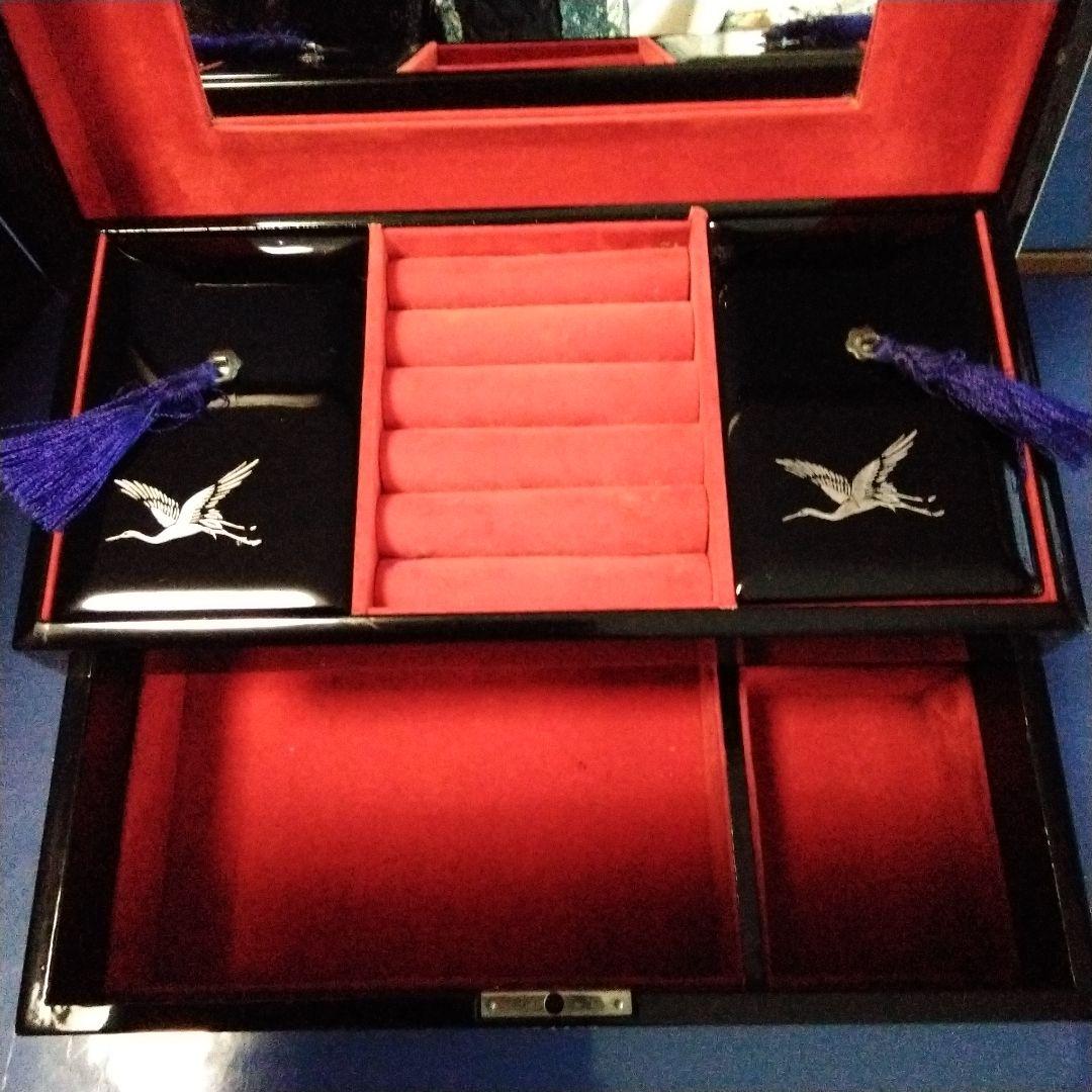 金蒔絵のオルゴール　ジュエリーケース　乙女の祈り