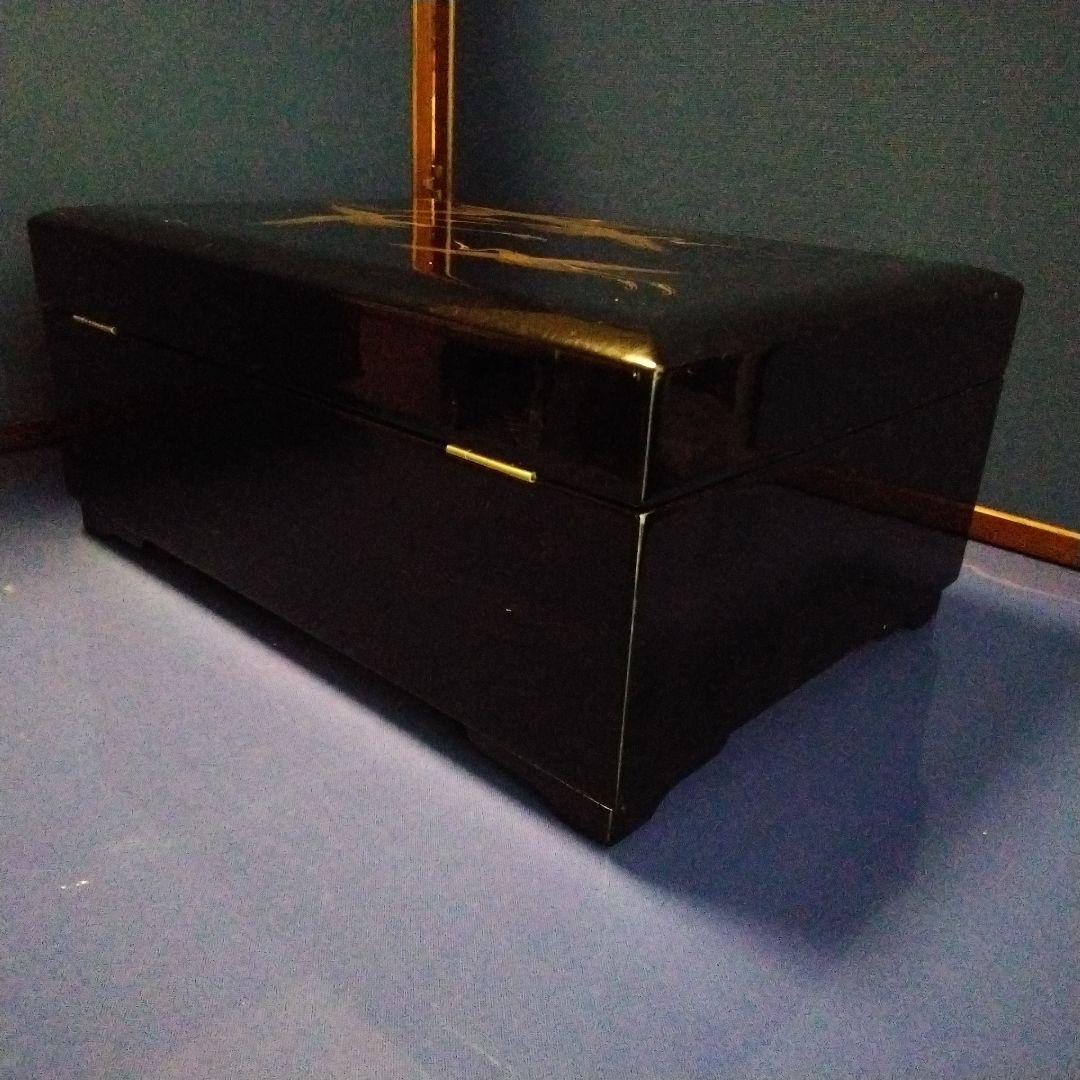 金蒔絵のオルゴール　ジュエリーケース　乙女の祈り