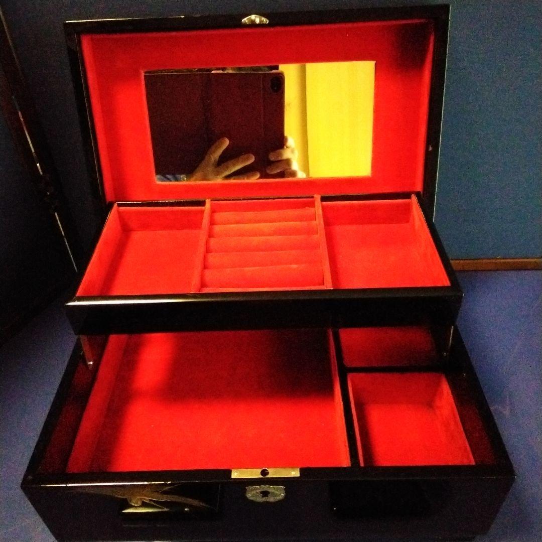 金蒔絵のオルゴール　ジュエリーケース　乙女の祈り