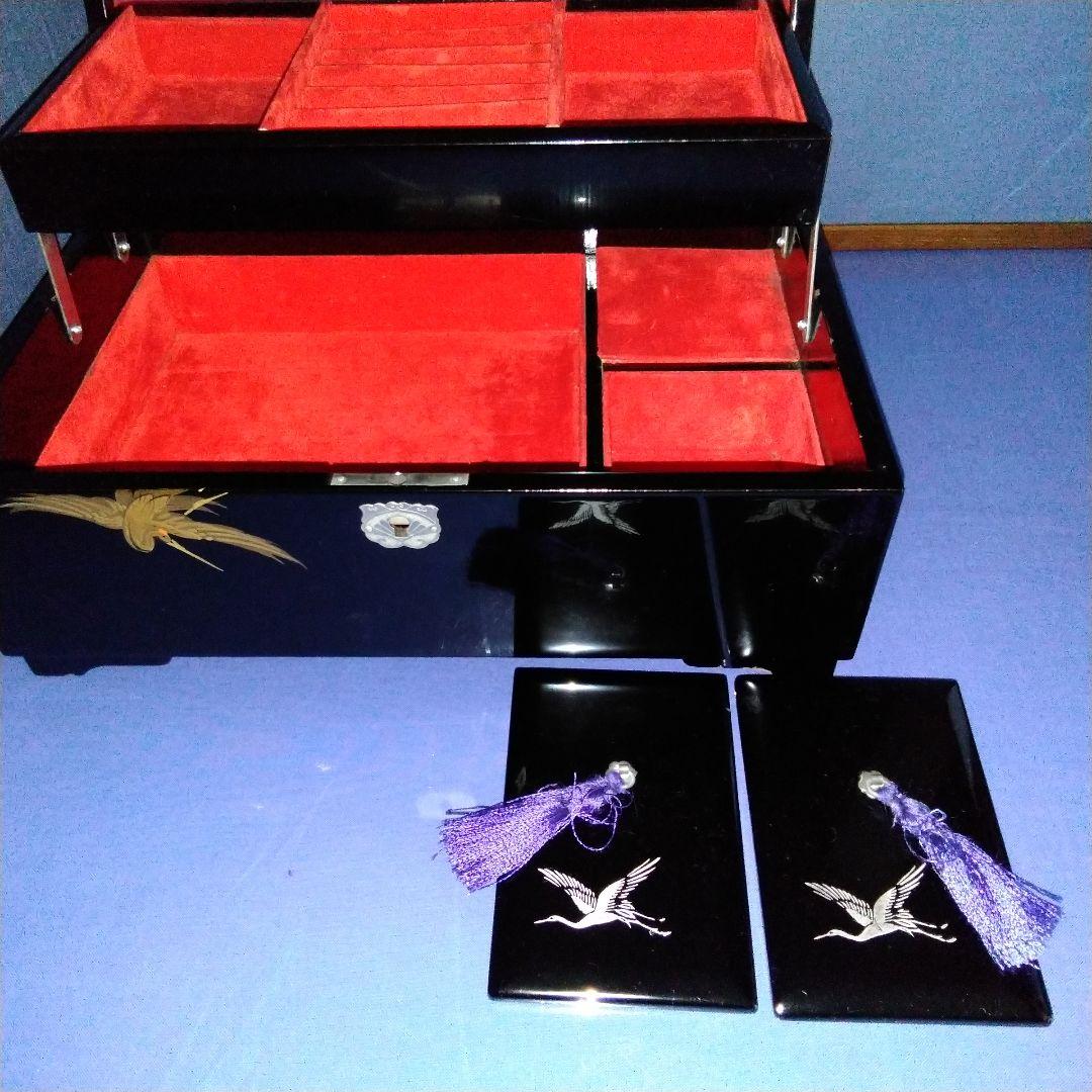 金蒔絵のオルゴール　ジュエリーケース　乙女の祈り