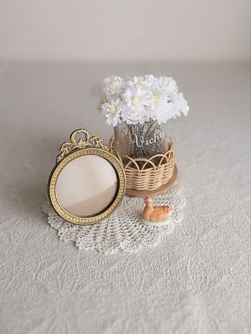 【たぁこ*さま】* vintage flame ୨୧ ラウンド フレーム