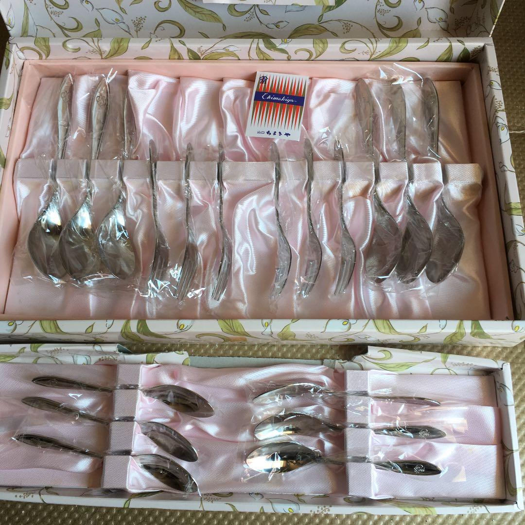 0669　スプーン フォーク 桂由美 カトラリー 6客セット 18-10ステンレ