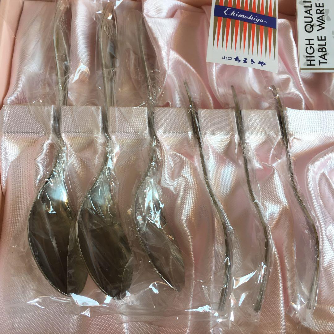 0669　スプーン フォーク 桂由美 カトラリー 6客セット 18-10ステンレ