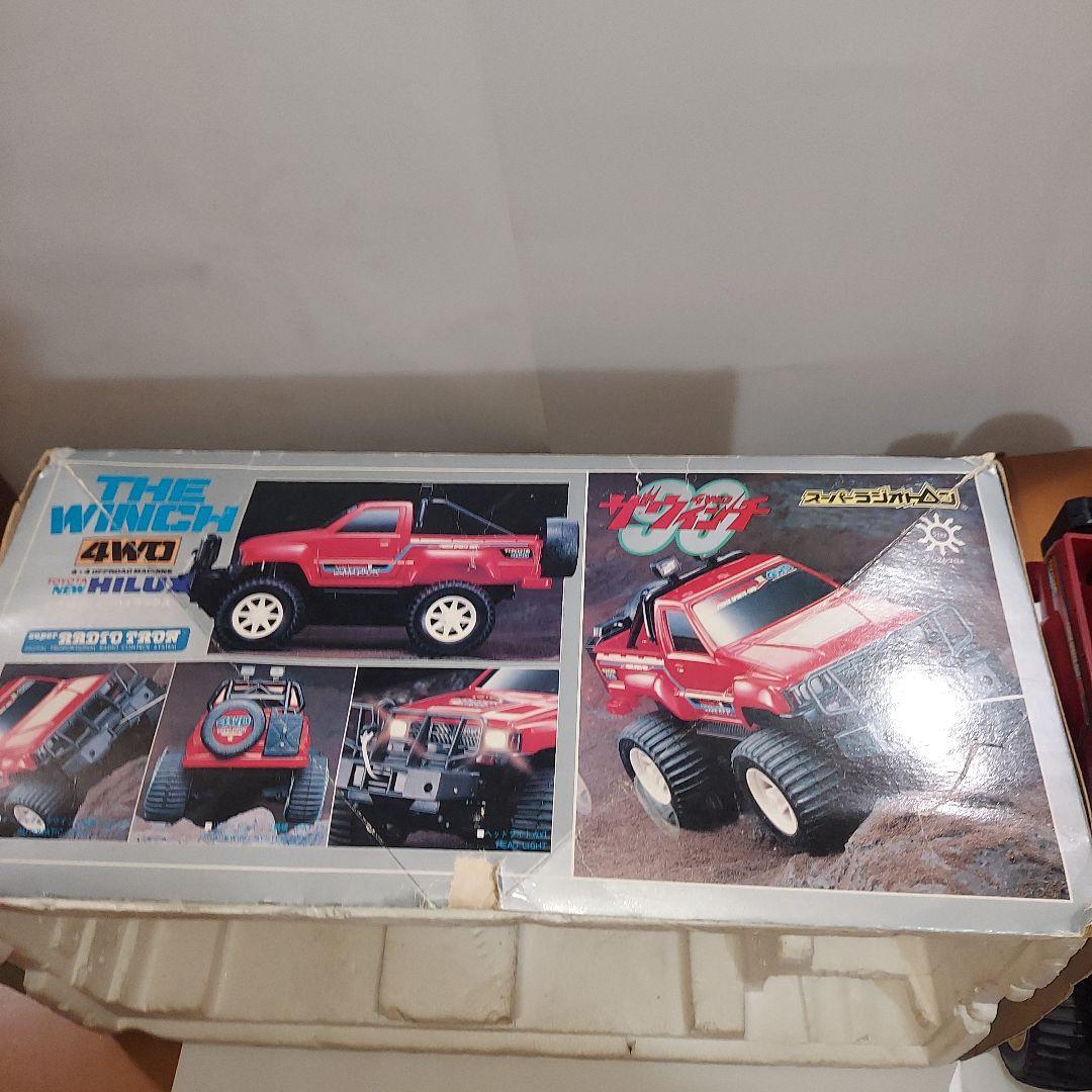 マツシロ ザ、ウインチ トヨタハイラックス4WDラジコン昭和レトロ