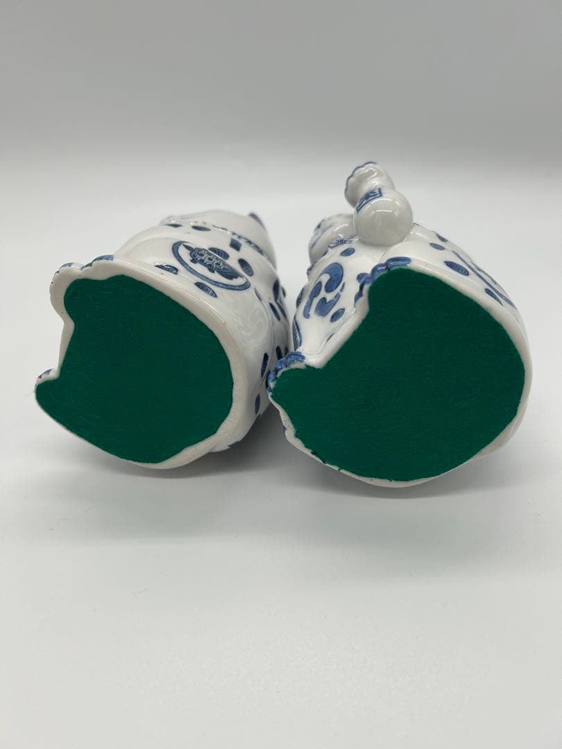 【新品/ペア】瀬戸焼 古色大正三河招き猫 17.5cm