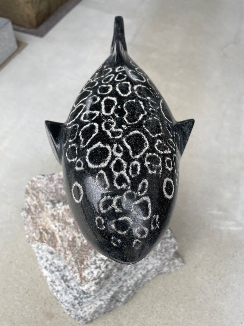 フグのオブジェ　置物　フグ【国産】