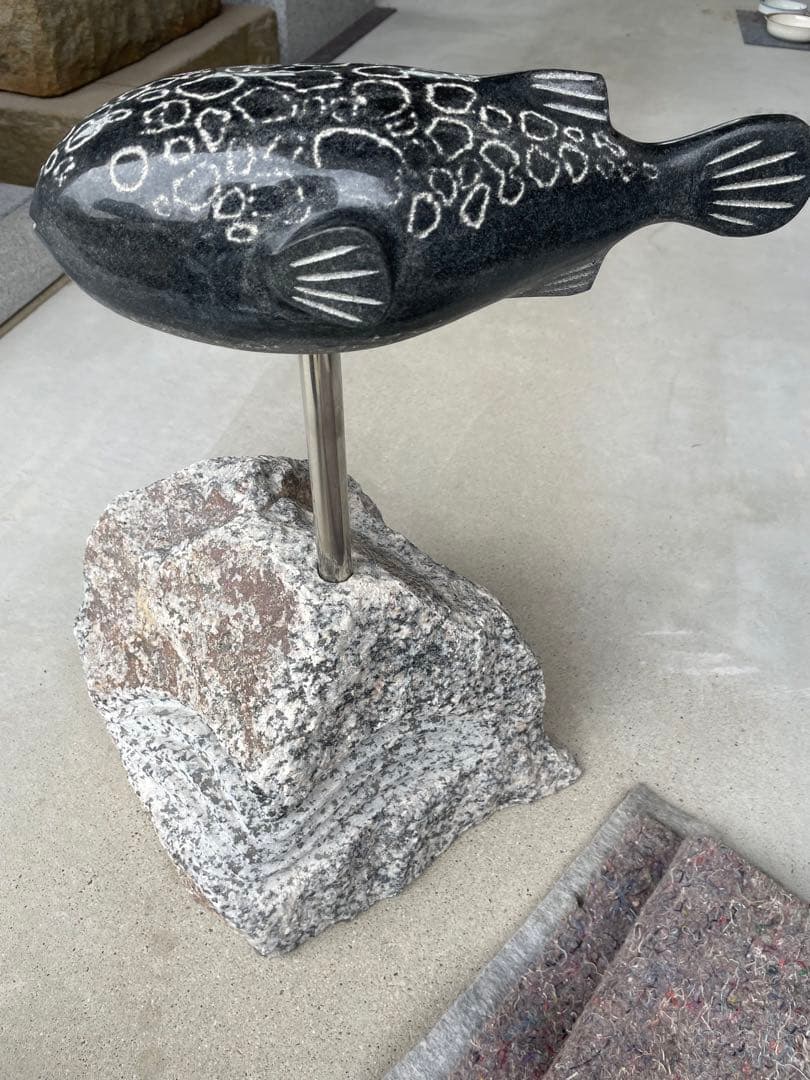 フグのオブジェ　置物　フグ【国産】